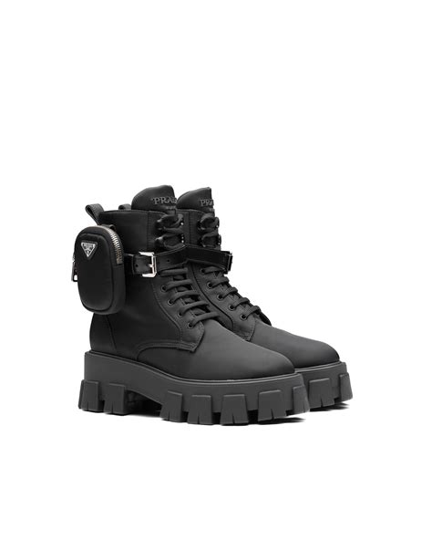 prada shoes monolith|monolith gabardine boots.